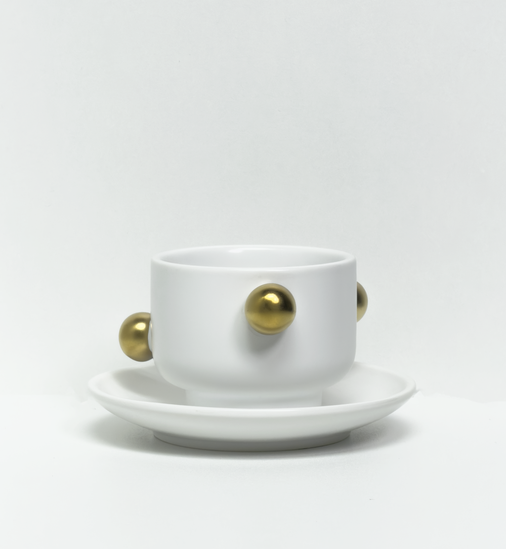 Taza Blanca Aperlada