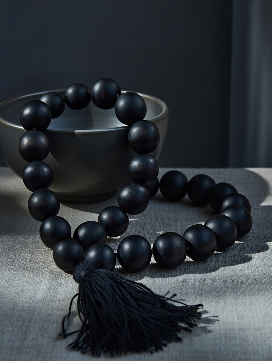 Cuenca decorativa negra